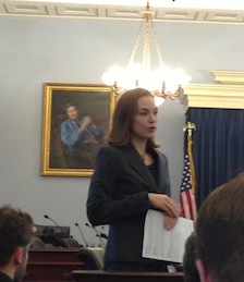 Jillian Fry, Congressional briefing